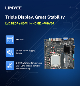 เมนบอร์ด LIMYEE All in One PC ITX รุ่น H610 ชิปเซ็ต LGA1700 2*พอร์ต SATA ขนาด 170x170 มม. รองรับ M.2 WIFI/ USB3.2 DDR4 ขายดี - Product Image 6