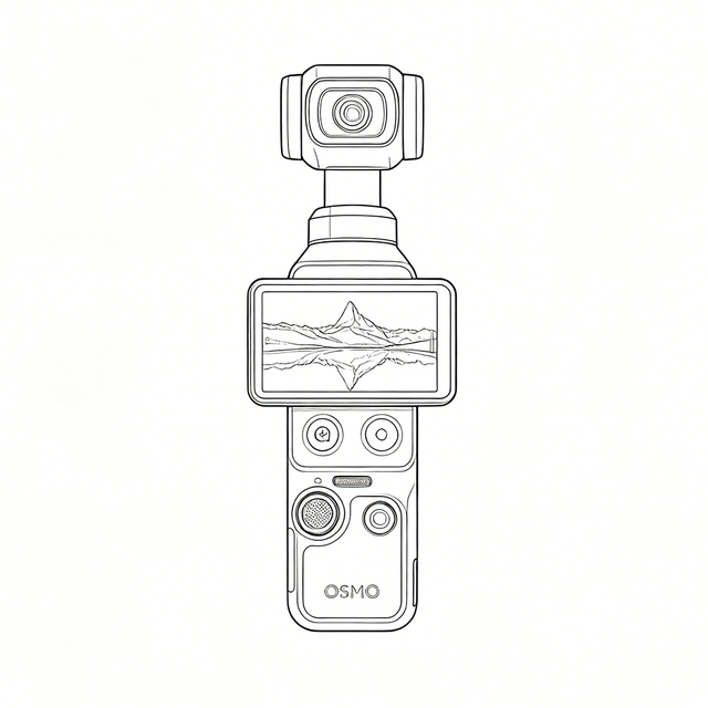 For D J I Osmo Pocke4 3-Axis Stabilized Camera 64MP ActiveTrack 3.0 8x Zoom in Stock Now Osmo Pocket 4