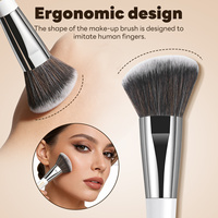 MAANGE – Lot de 16 pinceaux professionnels double-embout pour fard à paupières, poudre libre, fond de teint et maquillage liquide – Marque privée, vente en gros