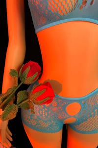 Ropa de baile exótica para mujer, ropa de Stripper, ropa de baile exótica, lencería sexy de red para chica, Ropa de baile moderna de dos piezas para mujer - Product Image 3