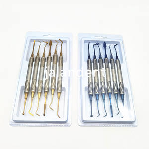 Nuovo Set di 6 Spatole per Resina Composita Dentale, Set per Riempimento in Resina con Manico Spesso, Set per Restauro - Product Image 3