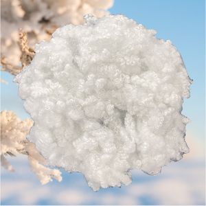 ใยโพลีเอสเตอร์รีไซเคิลสีขาวพิเศษ ทนไฟ 7D สำหรับยัดไส้เบาะและเครื่องนอน ได้รับการรับรอง OEKO TEX100 และ GRS - Product Image 3