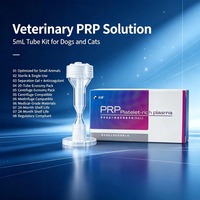 Tubes de traitement PRP vétérinaires pour cliniques animales, 5 ml, pour chiens et chats, réparation des tissus mous