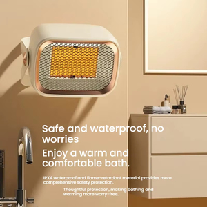 Chauffage d'appoint PTC portable 1200W, mural ou de bureau, ventilateur électrique à chauffage rapide et faible consommation pour la maison, le bureau et la chambre - Product Image 6