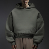 Ensemble sweat-shirt et pantalon de jogging streetwear pour homme, coupe oversize, en coton épais, personnalisable, style baggy