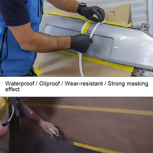 In bảo vệ ô tô xe sơn kháng Kraft nâu Masking phim Băng - Product Image 5