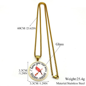 Ensemble de collier de bracelet de gemme de temps de femmes All-Match Cross-Border Cardinal Bird Pearl Ear Hook Commemorate Love People Jewelry - Product Image 4