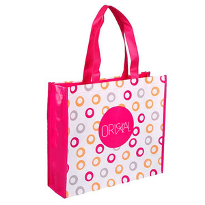 Bolsa <span class=keywords><strong>de</strong></span> compras personalizada no tejida para tienda <span class=keywords><strong>de</strong></span> ropa, precio barato, bolsa <span class=keywords><strong>de</strong></span> compras con <span class=keywords><strong>imagen</strong></span> <span class=keywords><strong>de</strong></span> impresión <span class=keywords><strong>de</strong></span> PP - Product Image 2