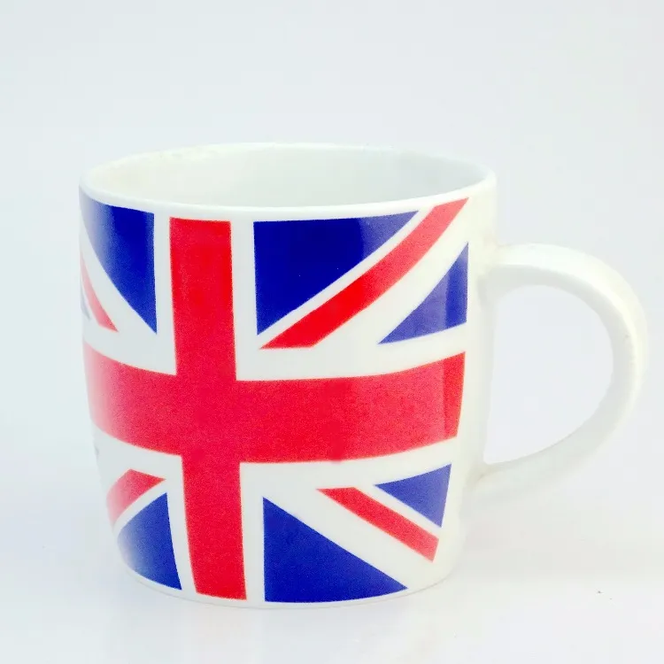 Usa الوطني السيراميك العلم كبيرة شاي أخضر القدح للبيع