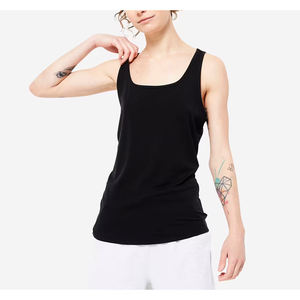 Women's 100% Export Quality Tank-<b>Top</b> Summer <b>Sleeveless</b> Cozy-Wear Knitted Fabric All-Day Comfort Wholesale Price in Bangladesh - Product Image 2