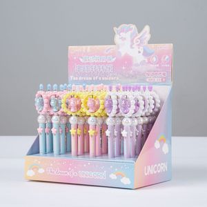 ट्रेंडी डिय इंद्रधनुष यूनिकॉर्न जेल 0.5 मिमी चौड़ाई ग्लिटर स्याही रिफिल के साथ सुंदर छात्र लेखन - Product Image 6