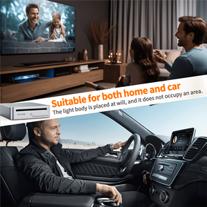 Lecteur de CD <span class=keywords><strong>DVD</strong></span> de voiture haute fidélité externe Portable pour PC maison voiture TV STB lecteur numérique tablette avec USB - Product Image 6