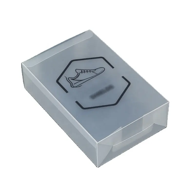 PVC colorful plastic cosmetic packaging box transparent cosmetic case