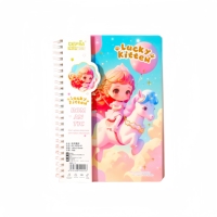 Carnet à spirale relié de conception de fleur de couverture rigide de bonne qualité avec la taille multi