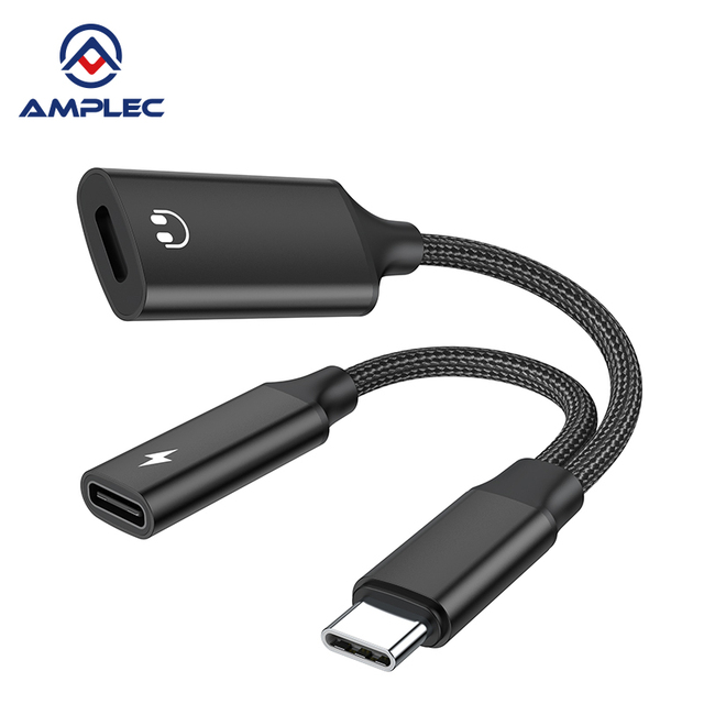USB C to Lighting Audio Adapter, Type C Male to Lighting Female Converter with 60W PD Charging, Headphone & Audio for iPhone