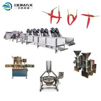 Machine voor het maken van peperpasta met grote capaciteit, productielijn voor chilipeperpuree, machine voor het maken van chilisaus