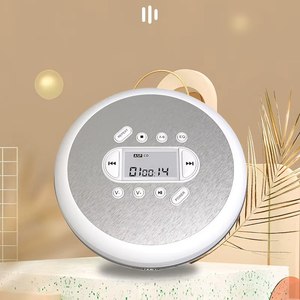 Reproductor de CD Portátil Redondo Directo de Fábrica, Anti-Skip, Conexión BT, Altavoz Integrado, Pantalla LCD, Reproductor de Música para Aprendizaje de Idiomas - Product Image 5