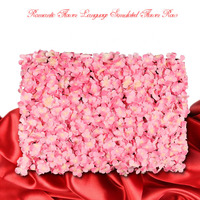 Panneau mural de fleurs artificielles en soie pour mariage panneau mural de fleurs en soie artificielle pour toile de fond