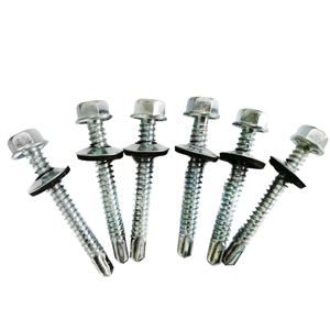 Building Roofing Tek <b>Screws</b> With Rubber Washers Tornillos Hexagonal Hex Head <b>Self</b> <b>Drilling</b> <b>Screws</b> - Product Image 4