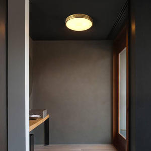 Lámpara de Techo LED de Cobre Estilo Chino Moderno para Dormitorio Principal, Lámpara de Cobre de Estilo Chino Simple para Estudio, Recibidor - Product Image 2