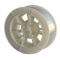 Fibres nues 0,4 mm Asahi Kasei PMMA Fibre optique DB-400 LED IP68 classé 10000m/rouleau pour la transmission de signal