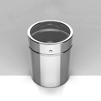 Ensemble de pots à épices en métal pour le stockage de sel et de poivre, vente en gros d'outils uniques en acier inoxydable