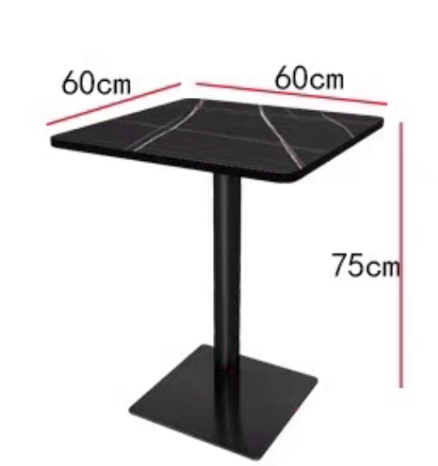 Square table (60*60*75cm)