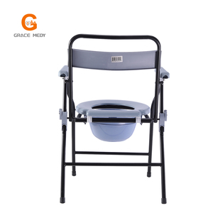 Chaise de toilette pliable et réglable en hauteur pour personnes handicapées, prix abordable, en vente - Product Image 1