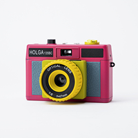 Appareil photo argentique réutilisable HOLGA 135BC 35 mm, professionnel, vintage, manuel, étanche/antichoc, en plastique, objectif F/8 47 mm, pile AA, fixe