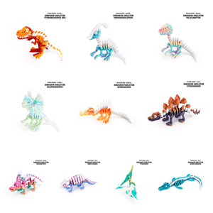 Giocattolo Dinosauro Articolato Stampato in 3D, <span class=keywords><strong>Drago</strong></span> Scheletro Colorato in PLA, Modello Realistico di Animale Preistorico per Decorazione Scrivania - Product Image 4