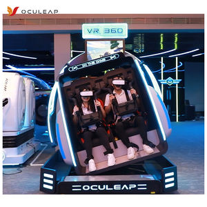 VR Game <span class=keywords><strong>Machine</strong></span> 9D Flying Simulator Dos personas VR/AR/MR Equipment Gaming Commercial Coin y sistemas de pago con tarjeta de crédito VR 360 - Product Image 2