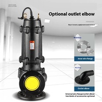 Pompe à eaux usées à usage intensif série WQ Pompes à eau de drainage submersibles avec coupe 35m
