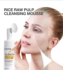 Nhãn Hiệu Riêng Tự Nhiên Hữu Cơ Sữa Rửa Mặt Salicylic Axit Chống Lão Hóa Gạo Nước Mặt Rửa Bọt Sữa Rửa Mặt Cho Da Dầu - Product Image 4