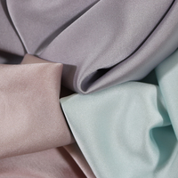 Vente en gros 100% polyester mat imitation acétate tissu pour robe femme robe à la mode