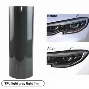 Pellicola Protettiva TPU per Fari e Fanali Auto, Anti-Graffio, Cambio Colore, <span class=keywords><strong>Nero</strong></span> Fumé, Auto-Riparante, PPF di Lusso 6 - Product Image 4