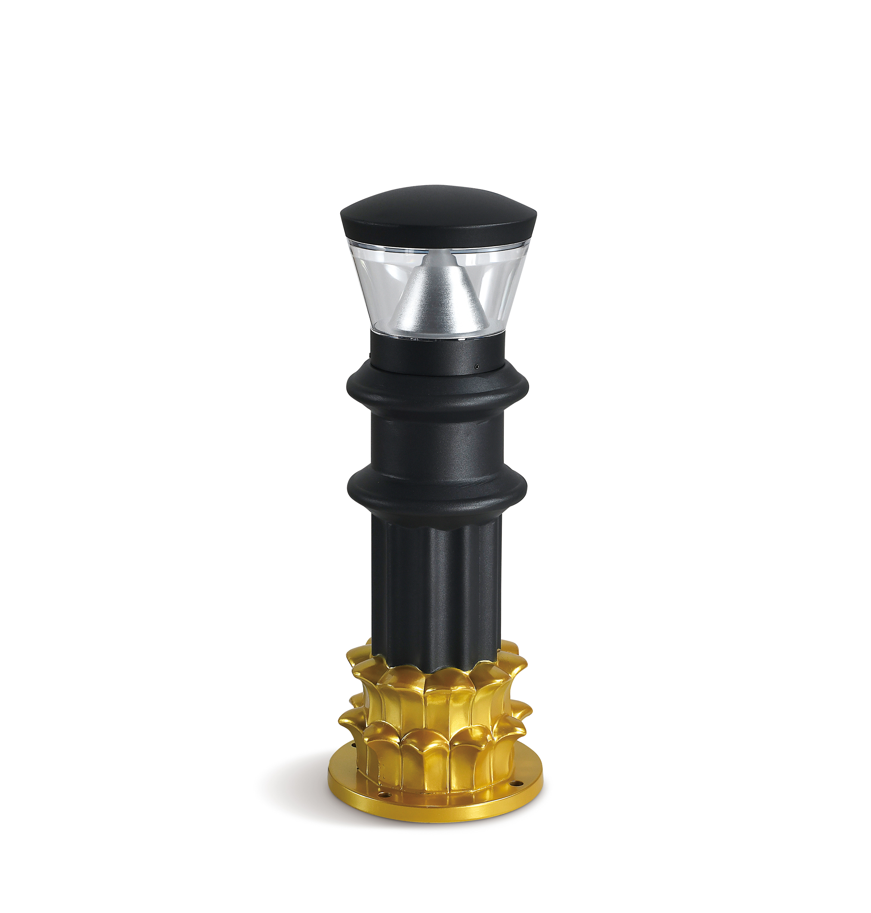 LED Lawn Light with Lotus Base,Waterproof Outdoor Garden Pathway Lamp for Villa Yard Landscape