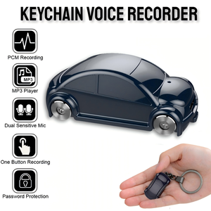 Grabadora de Voz Tipo Coche, 8GB, 192KBPS, WAV, Mini, 19H de Grabación Continua, Mini Grabadora de Voz USB, Grabadora de Voz Digital de Metal - Product Image 3