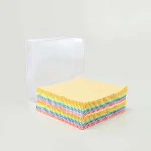 인기있는 15x15cm 극세사 안경 청소 천 코팅 천 맞춤형 로고 인쇄 극세사 렌즈 안경 청소 천