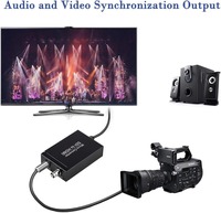 Convertidor SYONG de SDI a HDMI - Adaptador 3G/HD/SD-SDI con Detección Automática de Formato y Convertidor de Audio y Video para Monitor