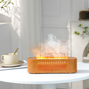 Gran oferta, difusor de aceite esencial creativo para el hogar de 260ML, difusor de Aroma de llama 3D simulado, humidificador de aire de escritorio Usb personalizable - Product Image 5