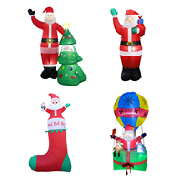Usine source, personnalisation, centaines de décorations gonflables de Noël Père Noël pour l'extérieur et l'intérieur
