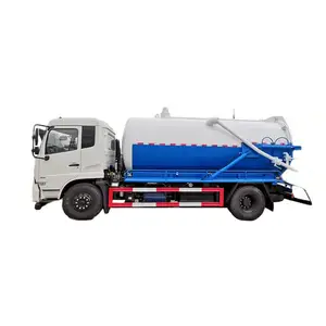 16000L sludge transportation truck sewage suction vehicle with jet vacuum trucks