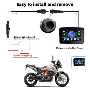 Sistema di Navigazione Globale per Moto con Schermo Smart da <span class=keywords><strong>5</strong></span> Pollici, Supporta Carplay Wireless, Android AUTO, Riproduzione Video e Assistenza alla Retromarcia - Product Image 5