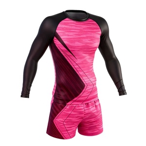 ชุด MMA สำหรับผู้ชาย ขายส่ง 3 ชิ้น/ชุด ชุดแรชการ์ดสำหรับยิวยิตสู บราซิลเลียน แกรปปลิ้ง บีเจเจ ชุดแรชการ์ดสำหรับชกมวย ชุดกีฬา กางเกงออกกำลังกาย - Product Image 5