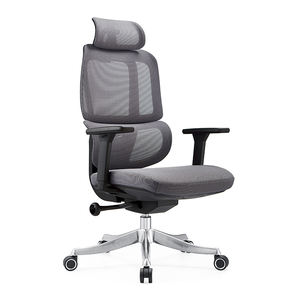 Chaise moderne de bureau de direction, confortable, classique, en tissu mousse PU, chaise de patron haute, en plastique durable, à mailles rotatives pour usage hospitalier - Product Image 6