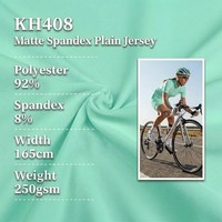 Tissu Polydex en polyester et élasthanne extensible respirant 250 g/m² blanc mat pour sublimation, tricot côtelé, idéal pour les vêtements de cyclisme