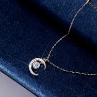 Yadis Star Moon Designs Verstellbarer Silbers chmuck Joyas Moissan ite Rose Gold Plated Diamond Halsketten für Frauen