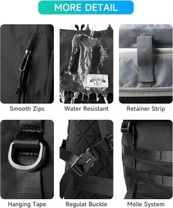 Free sample Convertible <b>Waterproof</b> Sports Computer Bag for Travel, Fashion <b>Roll</b>-<b>Top</b> Folding <b>Backpack</b> for Rucksack Day Pack - Product Image 4