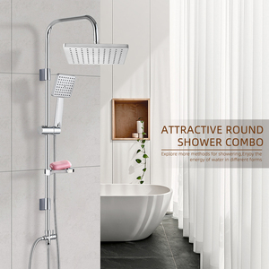 Ningbo Usine Facile À Installer Chrome Complet Grand Top <span class=keywords><strong>Douche</strong></span> Système <span class=keywords><strong>De</strong></span> <span class=keywords><strong>Douche</strong></span> Murale En Acier Inoxydable Salle <span class=keywords><strong>De</strong></span> Bains <span class=keywords><strong>Colonne</strong></span> <span class=keywords><strong>De</strong></span> <span class=keywords><strong>Douche</strong></span> - Product Image 5