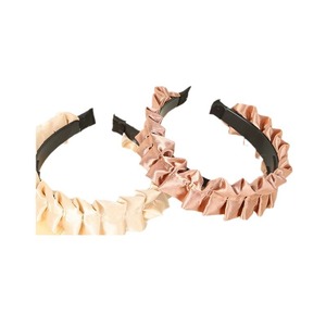 Diadema plisada de ala ancha, accesorio para el cabello retro de estilo de hadas de alta gama para mujer, uso diario - Product Image 5